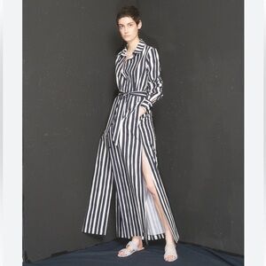 Martin Grant Striped Shirtdress